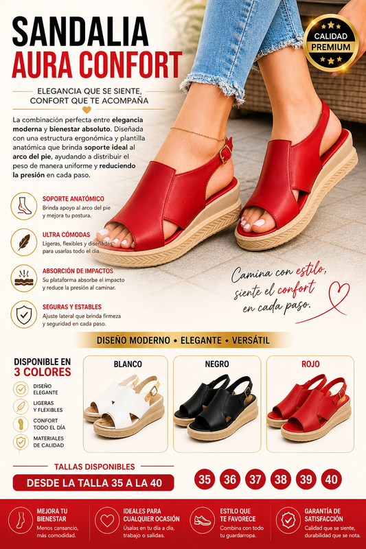 SANDALIA AURA CONFORT
